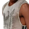 t-bisket Baskılı file tank top