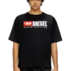 t-boxt-div Diesel yama logolu tişört