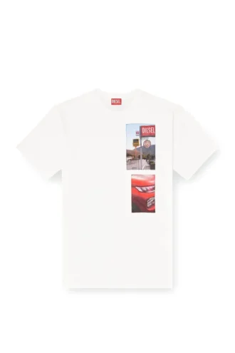 t-boxt-t3 Logo fotoğraf yamalı tişört