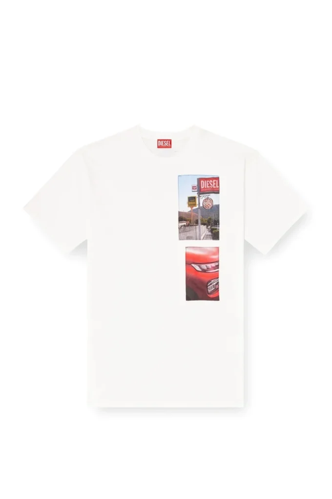 t-boxt-t3 Logo fotoğraf yamalı tişört