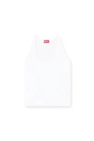 t-ipsya-lkds Oval D detaylı nervürlü tank top