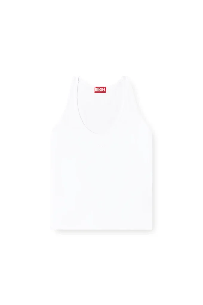 t-ipsya-lkds Oval D detaylı nervürlü tank top