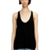 t-ipsya-lkds Oval D detaylı nervürlü tank top