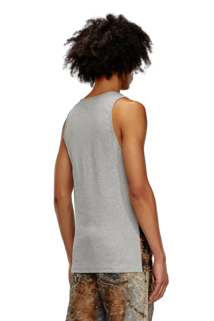 t-lifty-burn-art Yanan plastik baskı desenli tül tank top