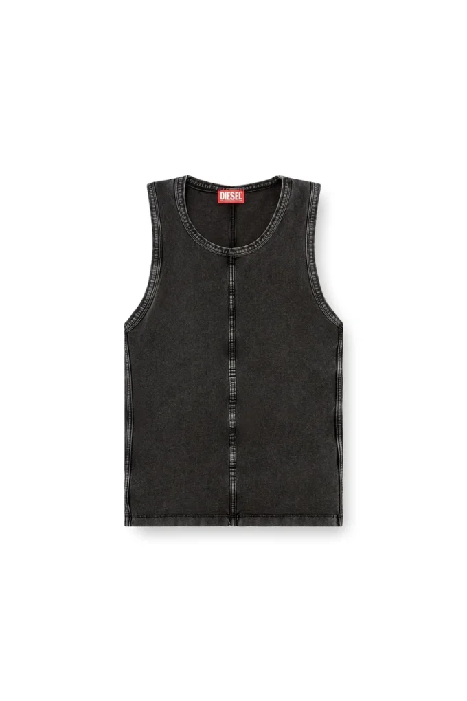 t-mely-sl Denim görünümlü jarse tişört