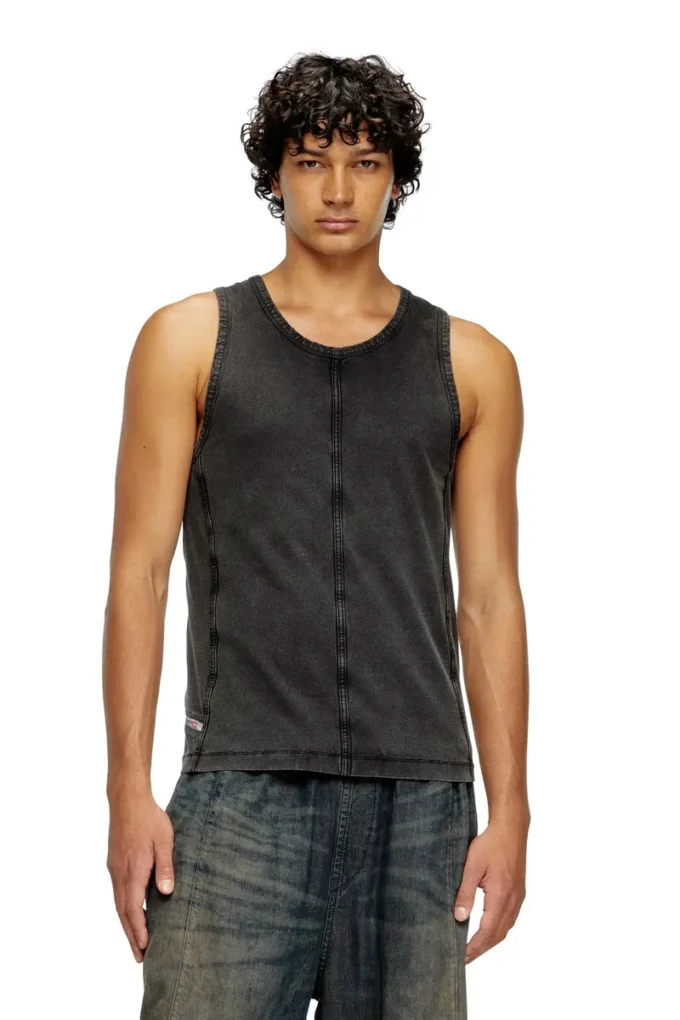 t-mely-sl Denim görünümlü jarse tişört