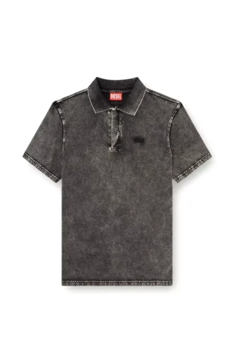 t-rejust-nc-den Denim görünümlü jarse polo gömlek