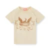 t-roweena Phoenix T-shirt, yapay elmaslarla süslenmiş