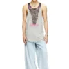 t-shan Şarkı sözleri baskılı tank top
