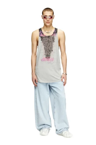 t-shan Şarkı sözleri baskılı tank top