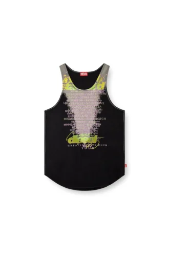 t-shan Şarkı sözleri baskılı tank top