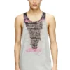 t-shan Şarkı sözleri baskılı tank top