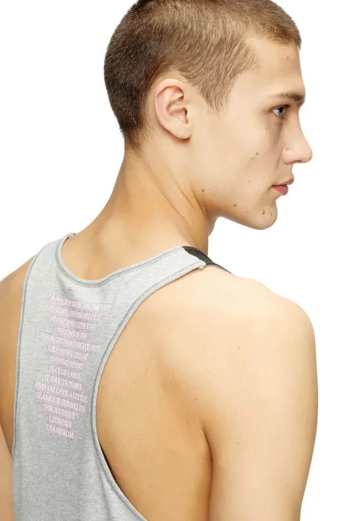 t-shan Şarkı sözleri baskılı tank top