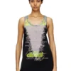 t-shan Şarkı sözleri baskılı tank top