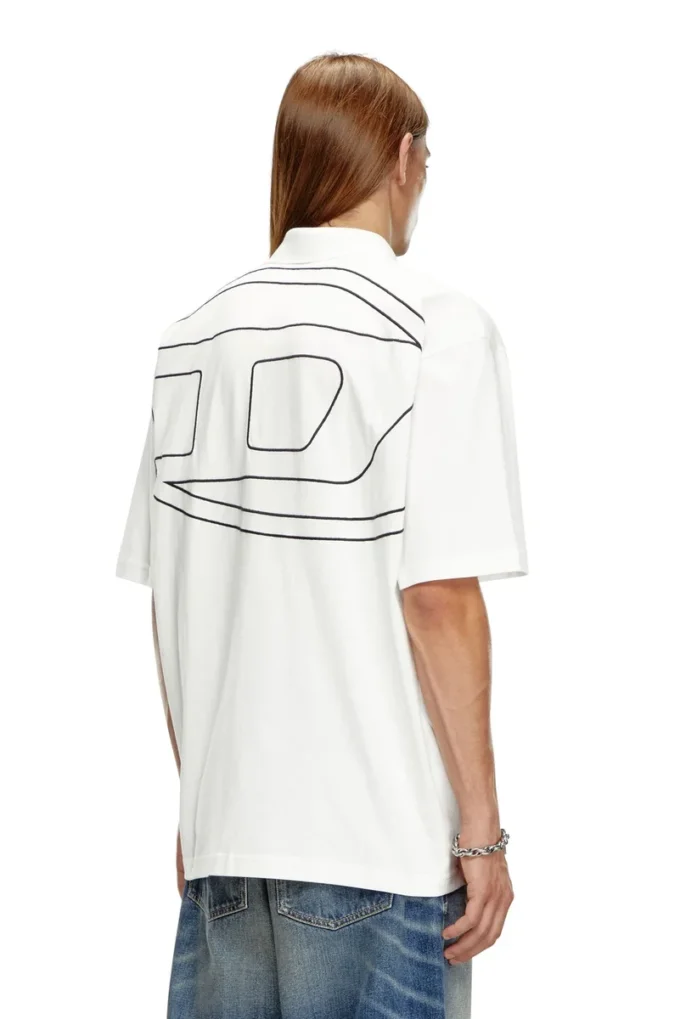 t-vort-megoval-d Maxi oval D nakışlı polo gömlek