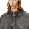 thugjack Soluk denim kapüşonlu ceket