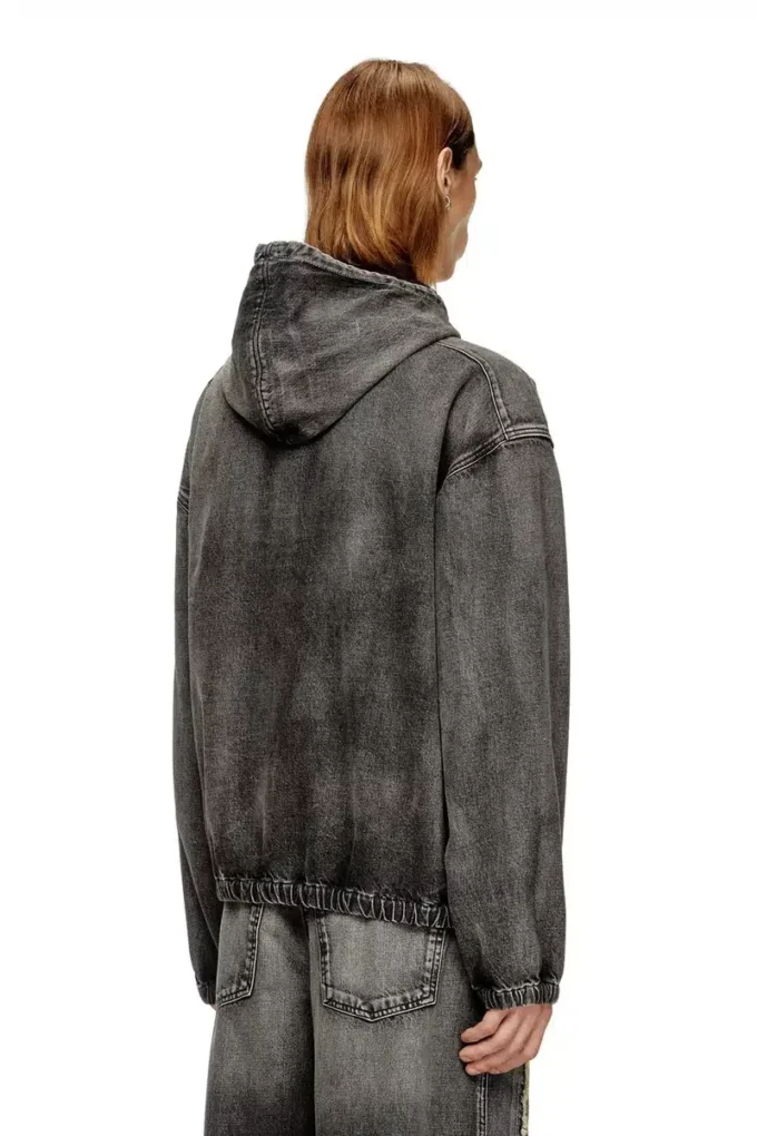 thugjack Soluk denim kapüşonlu ceket
