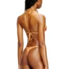 tropik_ta sütyen Lotus desenli metalik bikini üstü tropik_ta sütyen Lotus desenli metalik bikini üstü