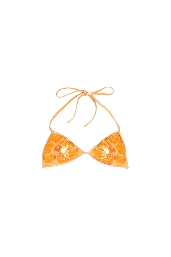 tropik_ta sütyen Lotus desenli metalik bikini üstü tropik_ta sütyen Lotus desenli metalik bikini üstü