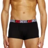 umbx-damienthreepack Üçlü paket, bel kısmında logo desenli boxer şort