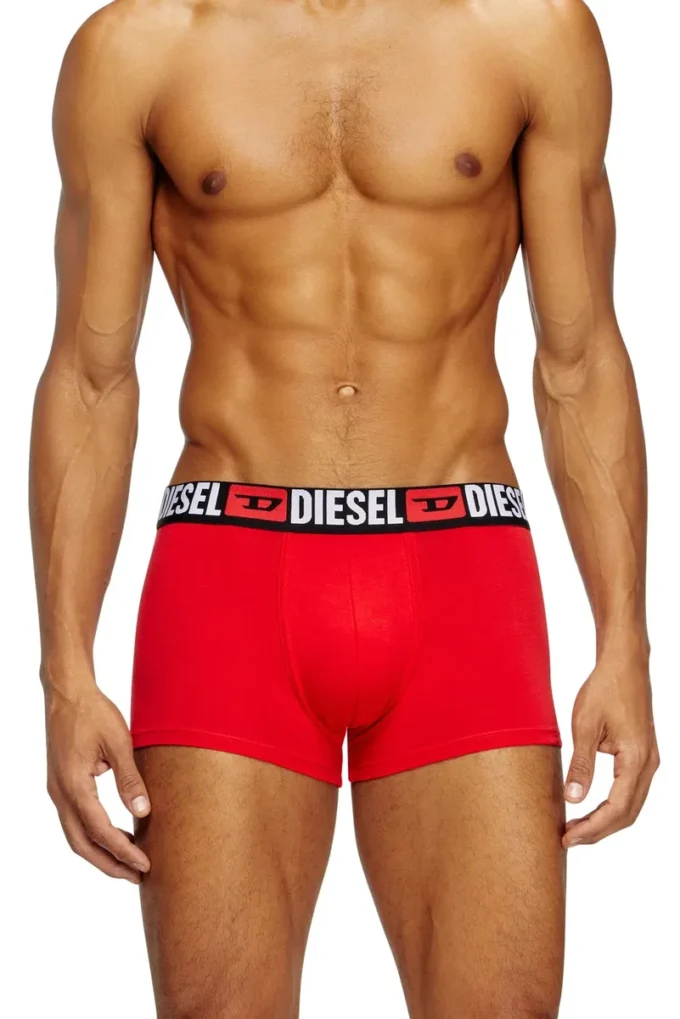 umbx-damienthreepack Üçlü paket, bel kısmında logo desenli boxer şort