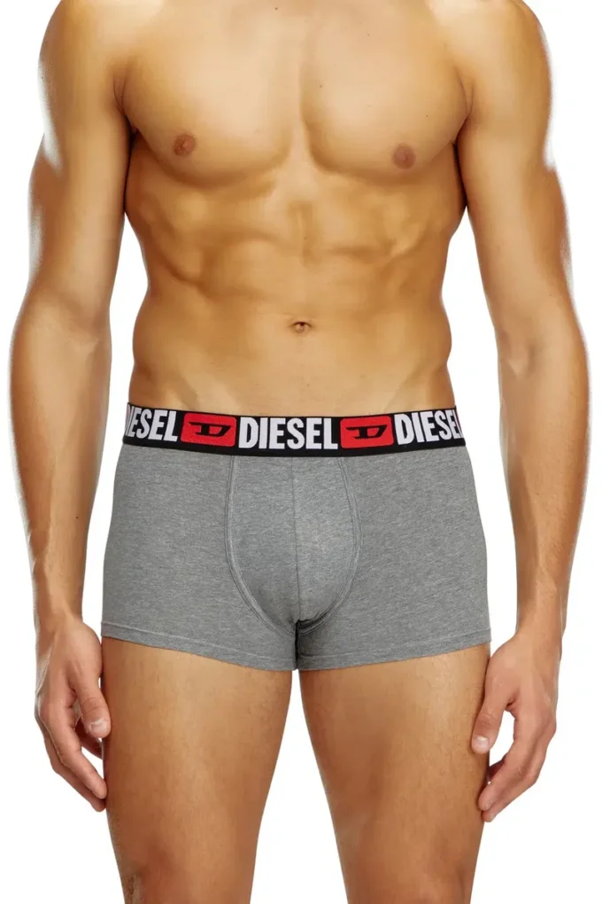 umbx-damienthreepack Üçlü paket, bel kısmında logo desenli boxer şort