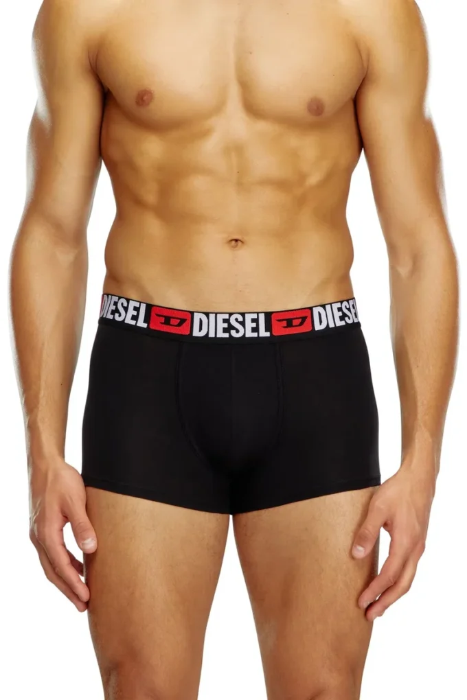 umbx-damienthreepack Üçlü paket, bel kısmında logo desenli boxer şort
