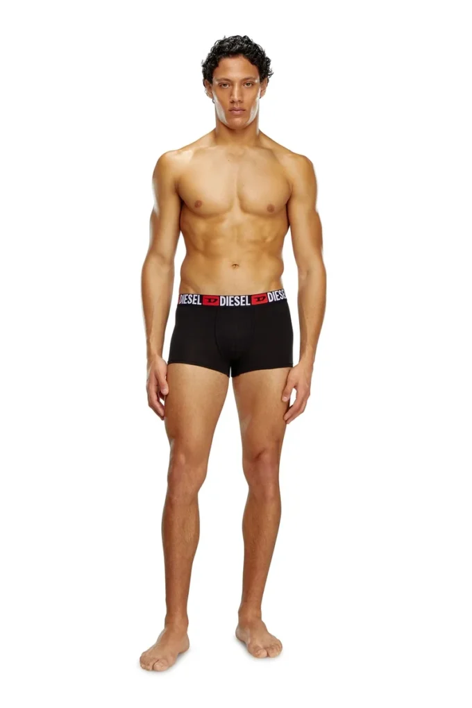 umbx-damienthreepack Üçlü paket, bel kısmında logo desenli boxer şort