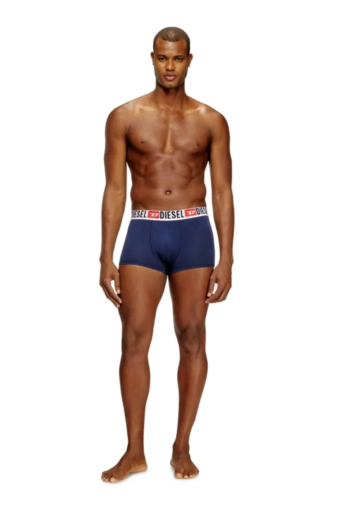 umbx-damienthreepack Üçlü paket, bel kısmında logo desenli boxer şort