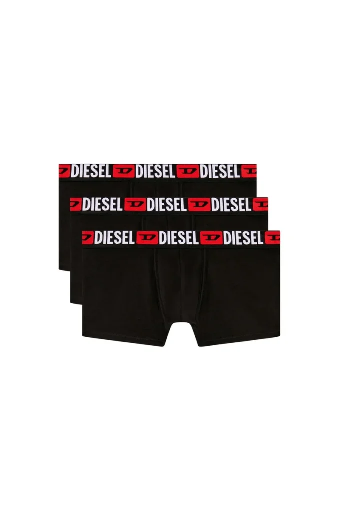 umbx-damienthreepack Üçlü paket, bel kısmında logo desenli boxer şort