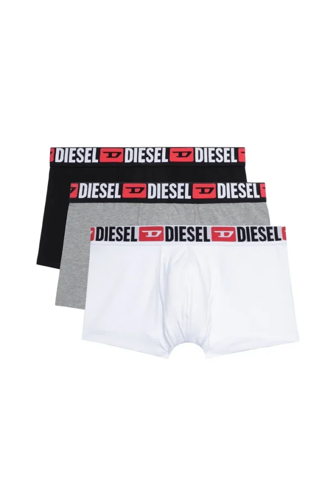 umbx-damienthreepack Üçlü paket, bel kısmında logo desenli boxer şort