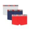 umbx-damienthreepack Üçlü paket, bel kısmında logo desenli boxer şort