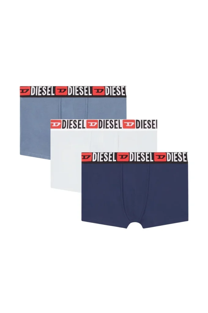 umbx-damienthreepack Üçlü paket, bel kısmında logo desenli boxer şort