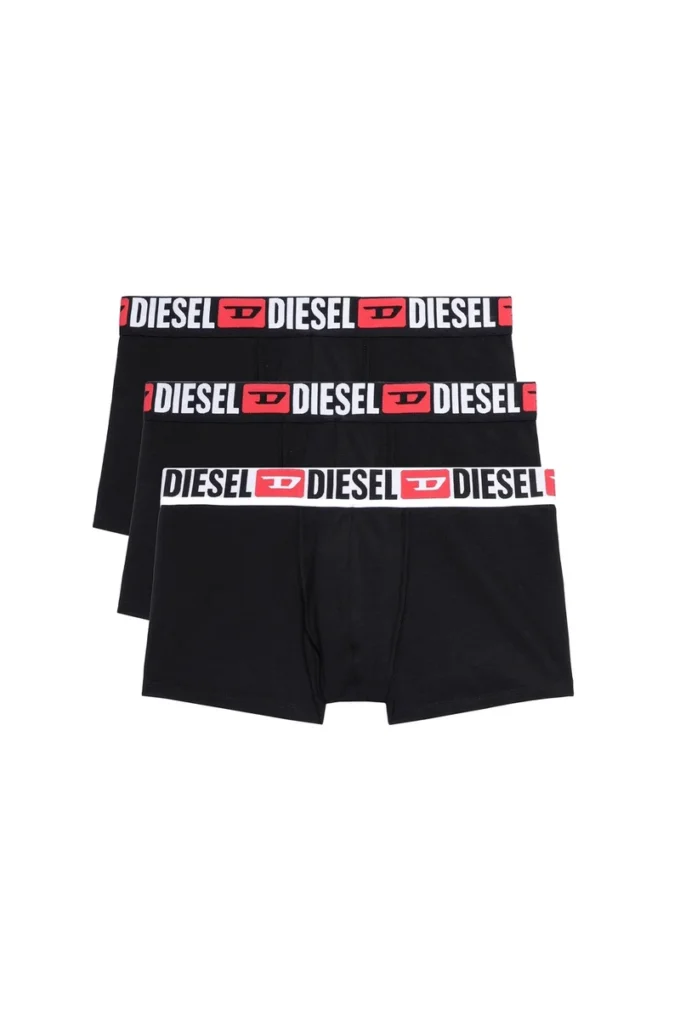 umbx-damienthreepack Üçlü paket, bel kısmında logo desenli boxer şort