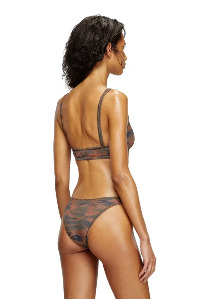 ut-bra-top-utlt Kesik logolu kamuflaj bikini üstü ut-bra-top-utlt Kesik logolu kamuflaj bikini üstü