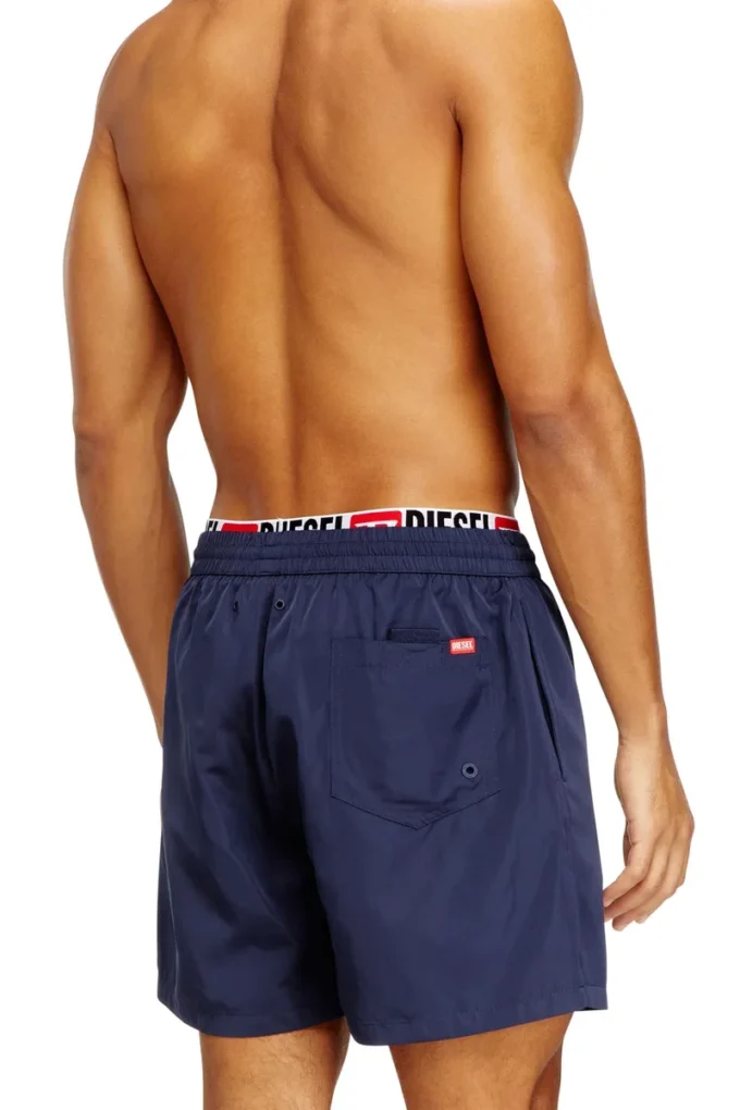 visper-41-d-core Logo baskılı orta boy mayo şort