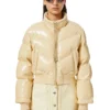w-crema Kapitone vinil kuş tüyü bomber ceket w-crema Kapitone vinil kuş tüyü bomber ceket