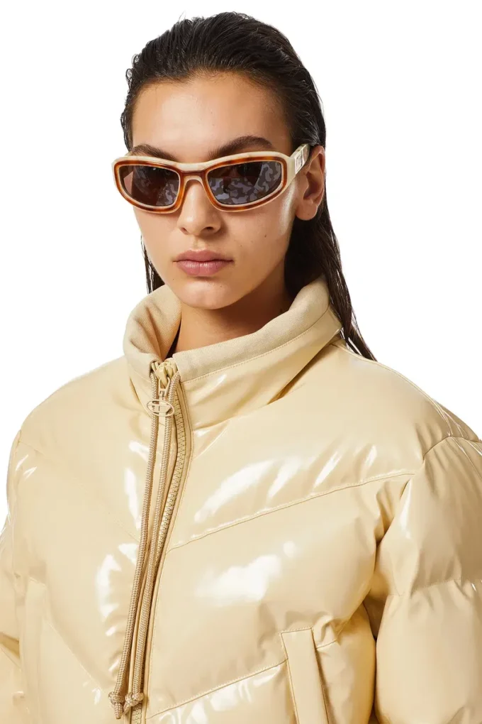 w-crema Kapitone vinil kuş tüyü bomber ceket w-crema Kapitone vinil kuş tüyü bomber ceket