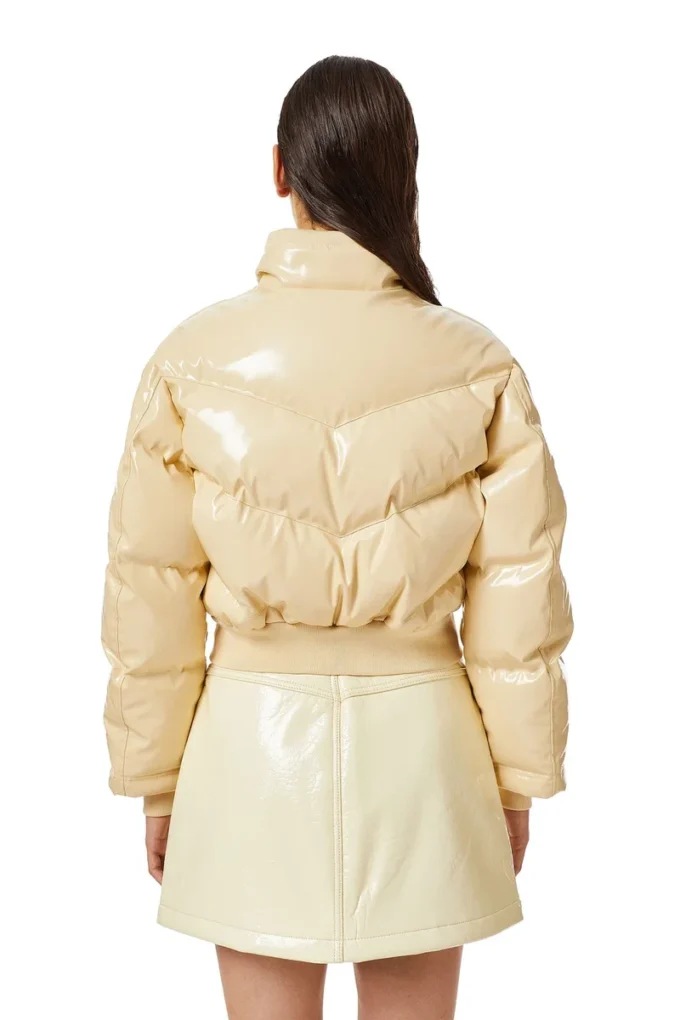 w-crema Kapitone vinil kuş tüyü bomber ceket w-crema Kapitone vinil kuş tüyü bomber ceket