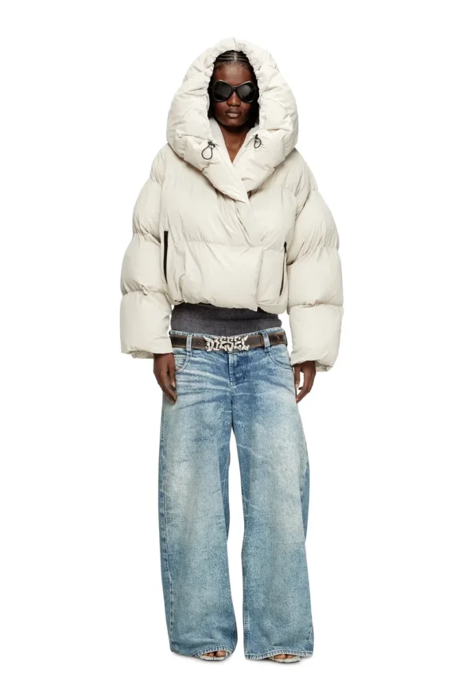 w-iley-t1 Çift esnek naylon sargılı puffer