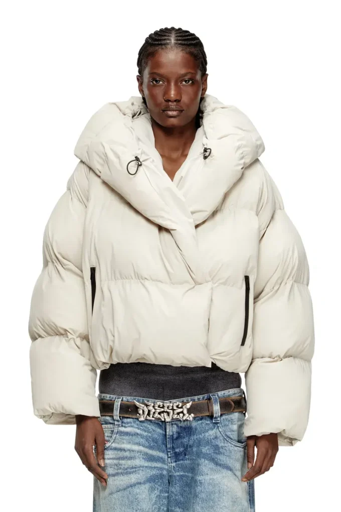 w-iley-t1 Çift esnek naylon sargılı puffer