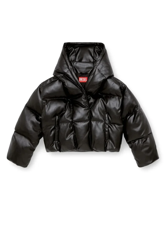 w-illey Kapüşonlu, kaplamalı kumaştan puffer ceket w-illey Kapüşonlu, kaplamalı kumaştan puffer ceket