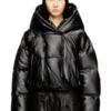 w-illey Kapüşonlu, kaplamalı kumaştan puffer ceket w-illey Kapüşonlu, kaplamalı kumaştan puffer ceket