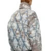 w-kons Argyle kapitone devoré denim dolgulu ceket w-kons Argyle kapitone devoré denim dolgulu ceket