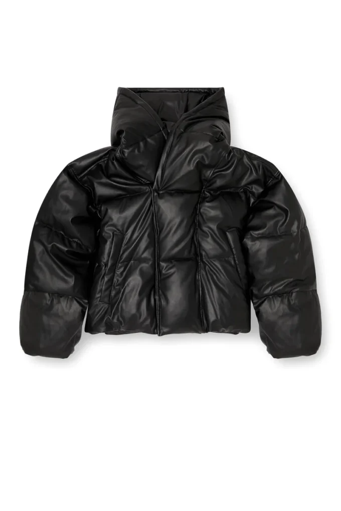 w-myley Kapüşonlu, kaplamalı kumaştan puffer ceket w-myley Kapüşonlu, kaplamalı kumaştan puffer ceket