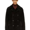 w-otis İşlenmiş kadife pea coat w-otis İşlenmiş kadife pea coat