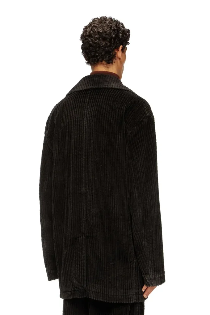 w-otis İşlenmiş kadife pea coat w-otis İşlenmiş kadife pea coat