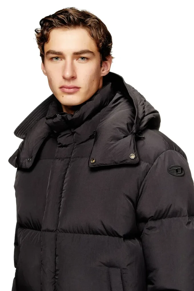 w-rolfys-wrd ViralOff® Taslan kapitone kuş tüyü ceket