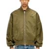 w-type-d1 Oval D nakışlı yastıklı bomber ceket w-type-d1 Oval D nakışlı yastıklı bomber ceket