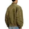 w-type-d1 Oval D nakışlı yastıklı bomber ceket w-type-d1 Oval D nakışlı yastıklı bomber ceket